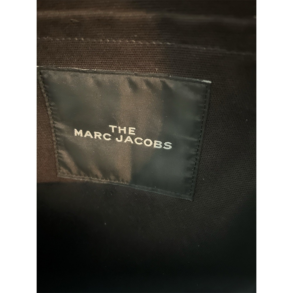 Marc Jacobs The Backpack Brown Canvas Logo Large Zip Travel School Bag - Picture 9 of 9
